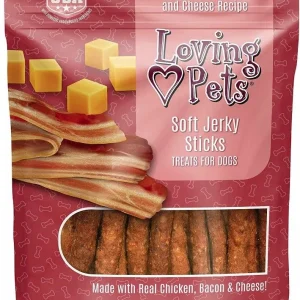 Loving Pets Soft Jerky Sticks Bacon Flavor