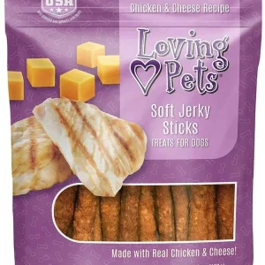 Loving Pets Soft Jerky Sticks Cheese Flavor