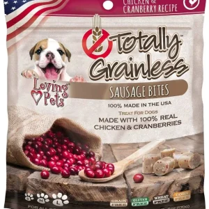 Loving Pets Totally Grainless Sausage Bites - Chicken & Cranberries