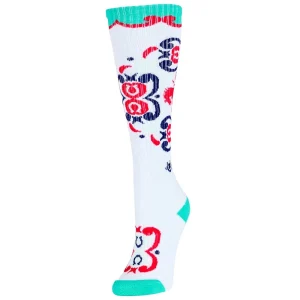 Lucky Chuck Ranch Glam Teal Performance Boot Socks
