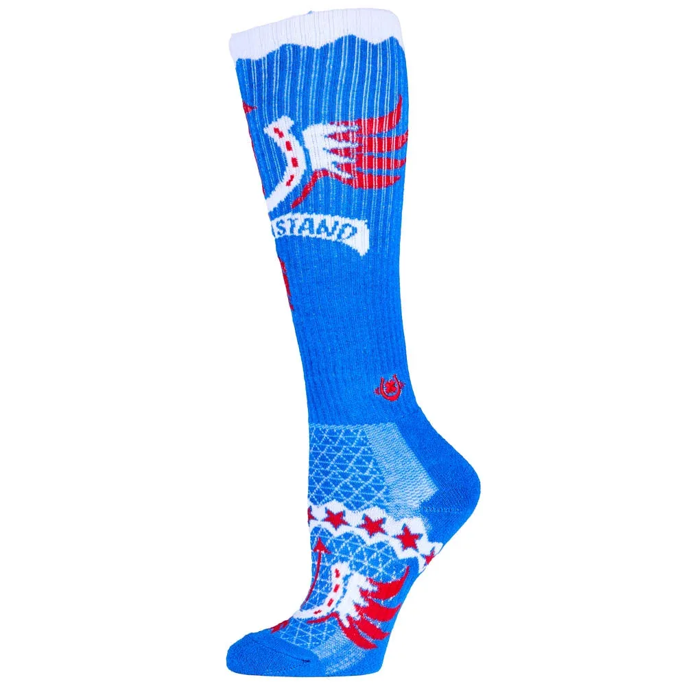 Lucky Chuck Take A Stand/America Performance Boot Socks - Image 2