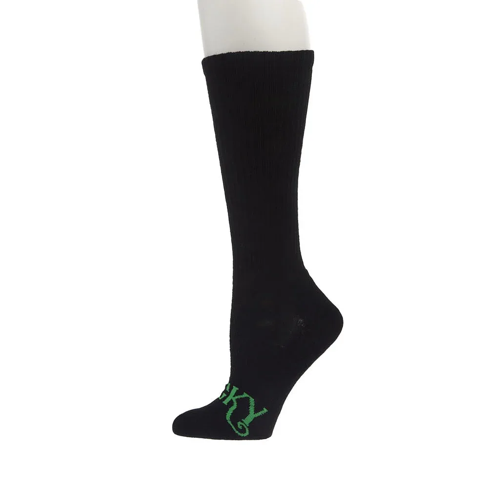 Lucky Chuck Women's The Cowboy Black Performance Socks - Image 2