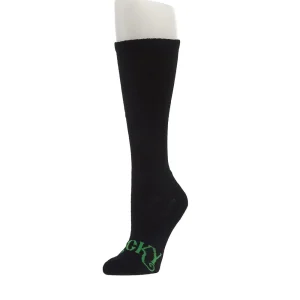 Lucky Chuck Women's The Cowboy Black Performance Socks