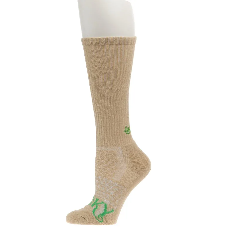Lucky Chuck Women's The Cowboy Tan Performance Socks - Image 2