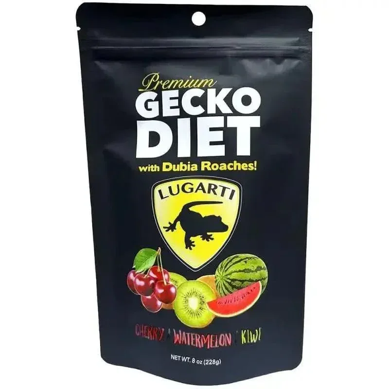 Lugarti Premium Gecko Food – Cherry, Watermelon & Kiwi Fruit Blend, 8oz