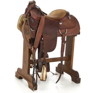 M.L. Leddys Used 16in Cowboy Tack Ranch Roper