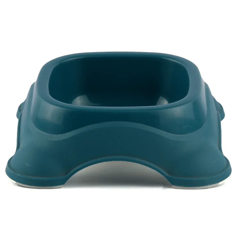 M Pets Plastic Single Bowl for Dogs (Green) - Image 2