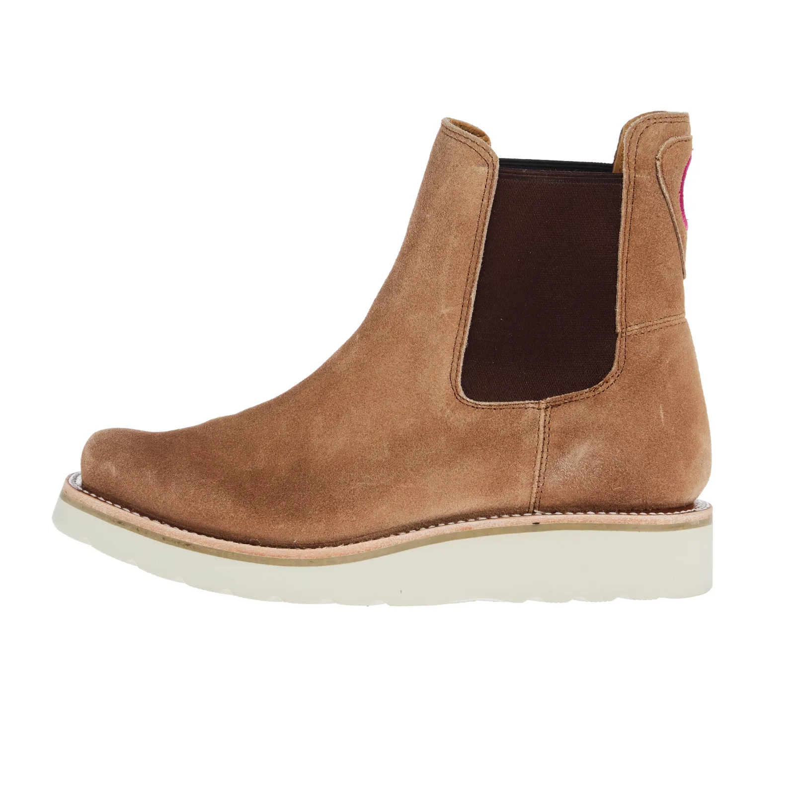 Macie Bean Women`s Tobacco Suede Swedge Casual - Image 2