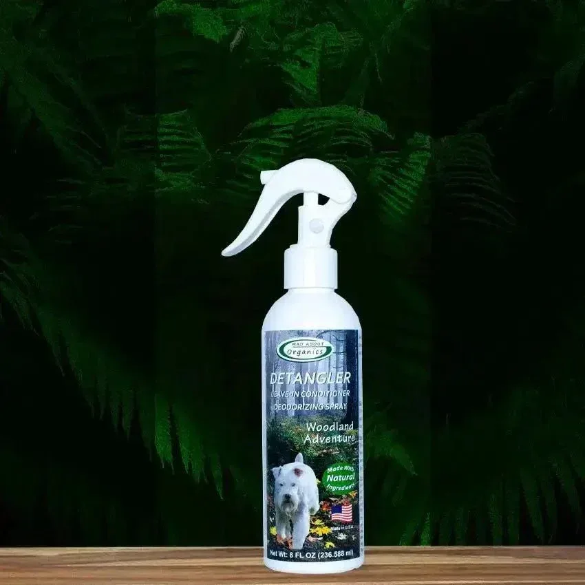 Mad About Organics Detangler Spray - Knot-Free Coats Made Easy 8oz