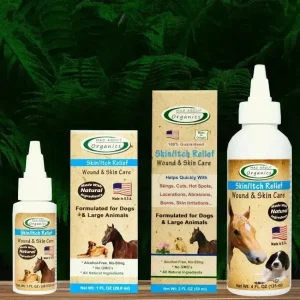 Mad About Organics Herbal Itch Relief for Dogs - Natural Solution for Itchy Skin in Large Animals