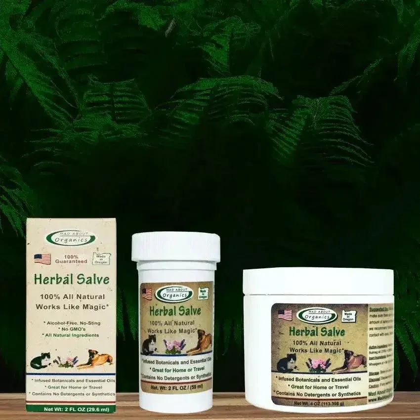 Mad About Organics Herbal Salve for Soothing Skin: Natural Protection and Nourishment