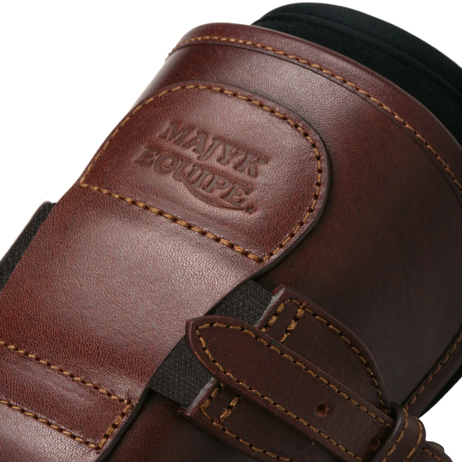 Majyk Equipe® Leather Jump Boot with Removable Impact Liners (Buckle Closure) - Pony/Cob - Image 2