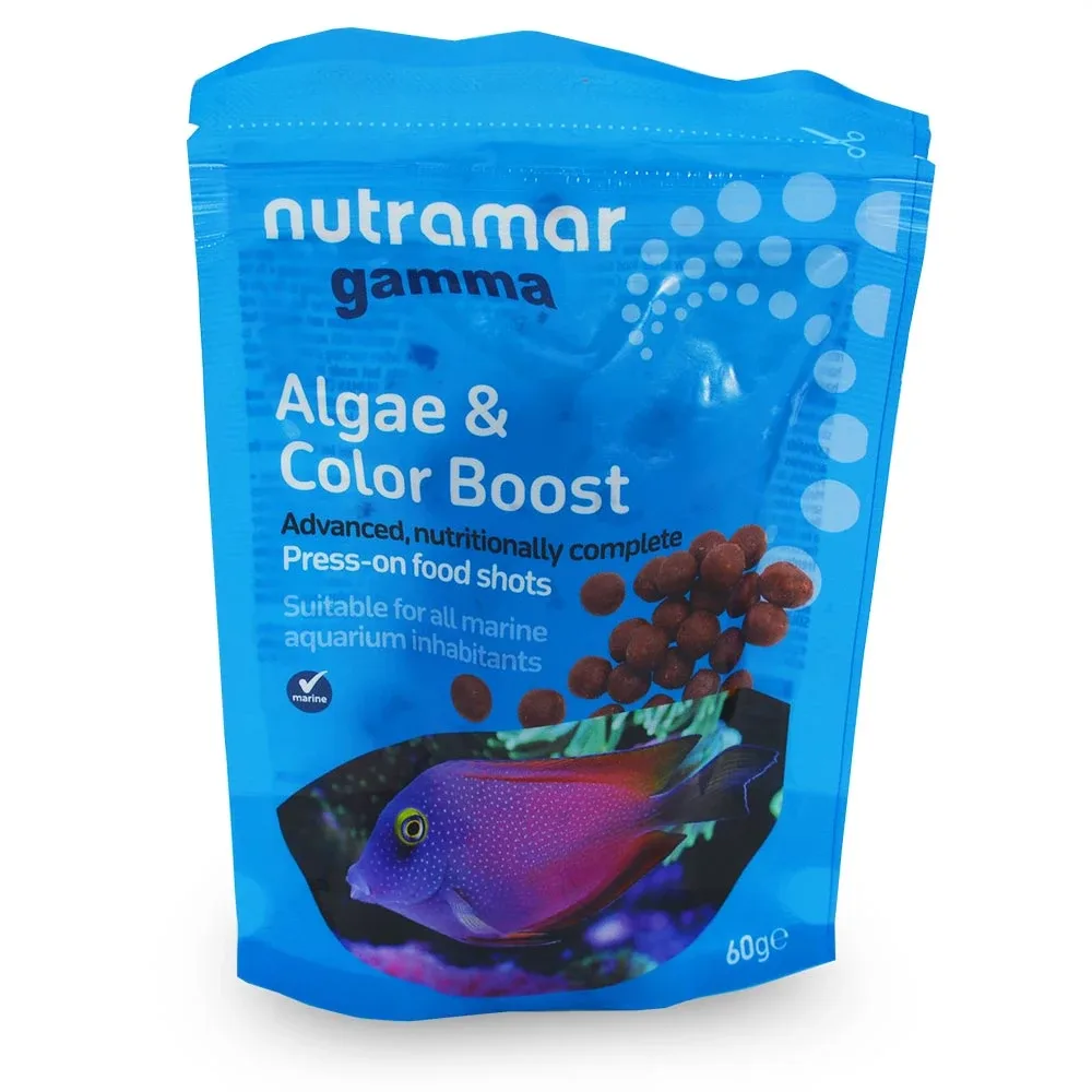 Marine Algae & Color Boost - Press On Food Shots (60g) - Nutramar