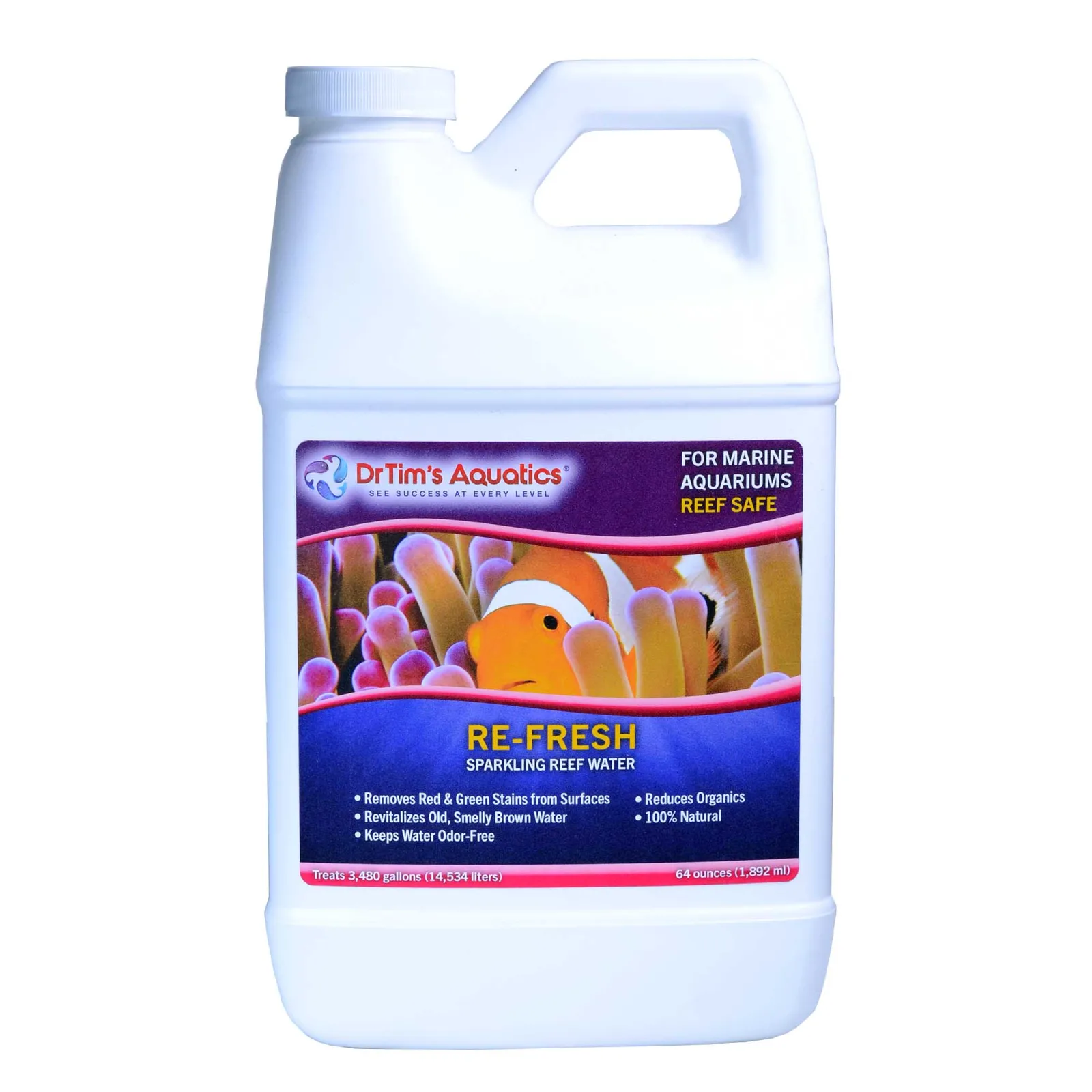 Marine ReFresh (64 oz) - Dr Tim's Aquatics