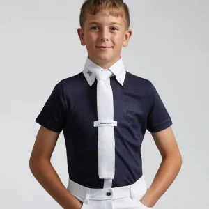 MARKED - Mini Antonio Boy's Short Sleeve Show Shirt Navy