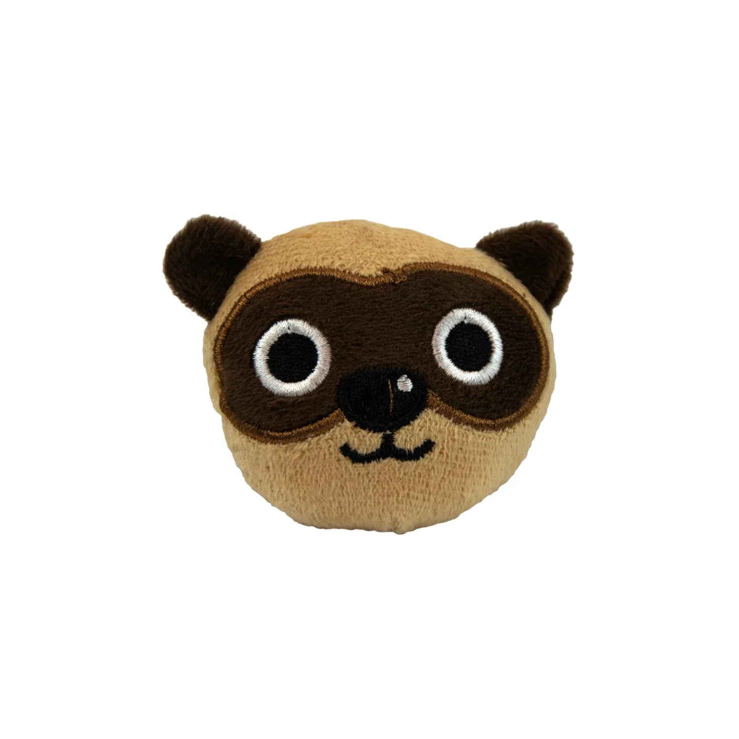 Marshall Pet Products Ferret Face Toy, Tan, Brown