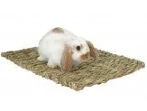 Marshall Pet Products Woven Grass Mat for Small Animals Yellow - Image 2