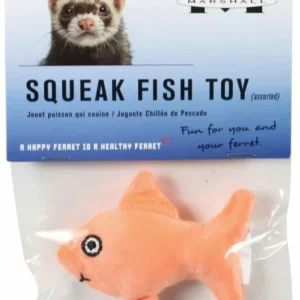Marshall Squeak Fish Plush Toy for Ferrets