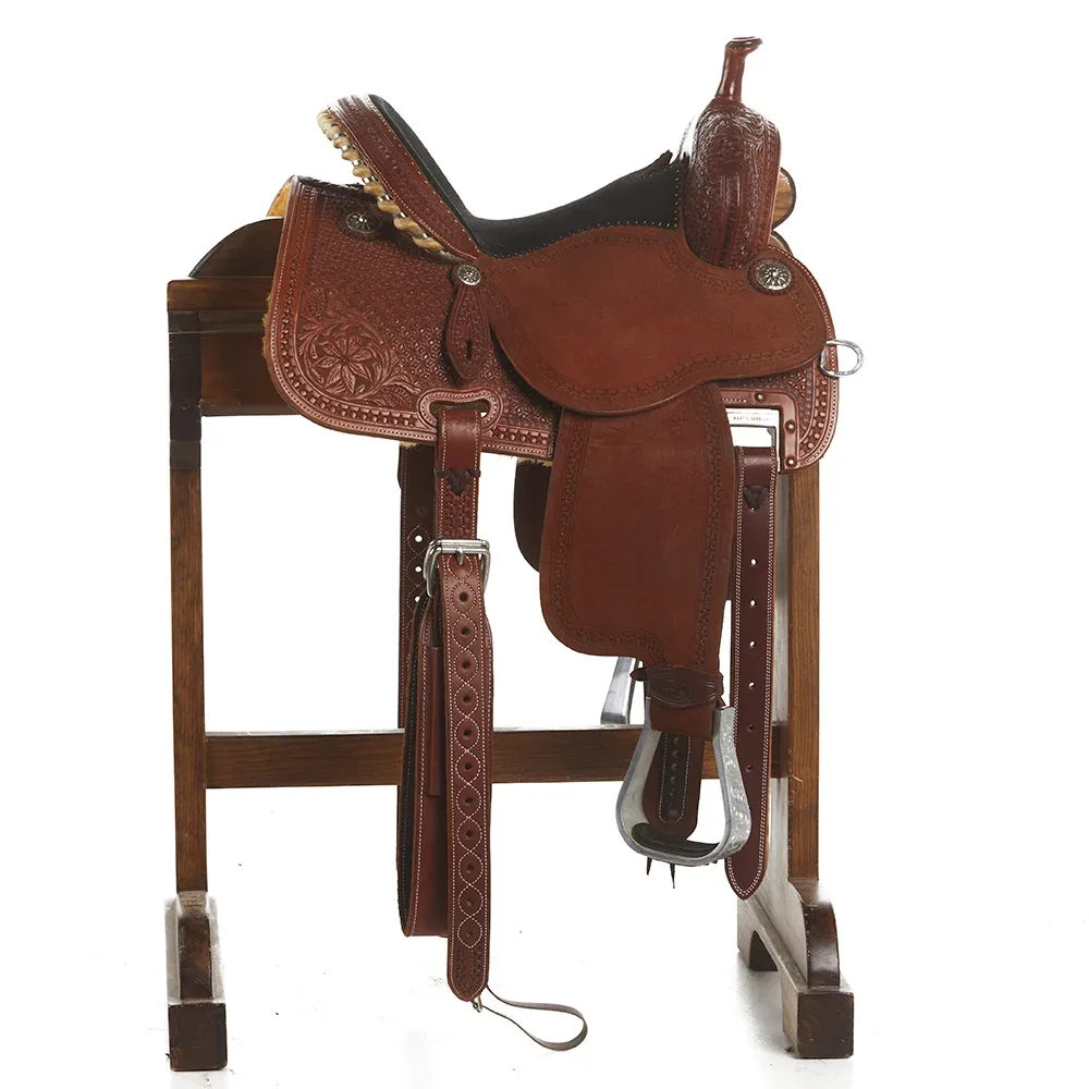 Martin Saddlery 13.5in Used Crown C Barrel Saddle - Image 2