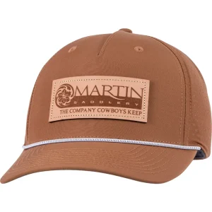Martin Saddlery Clay Leather Patch Cap