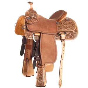 Martin Saddlery Natural Antique 1/2 Breed Spring Flower Team Roper
