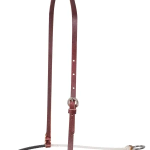 Martin Saddlery Single Rope Noseband 3/16in Rope with Shrinkwrap Cover
