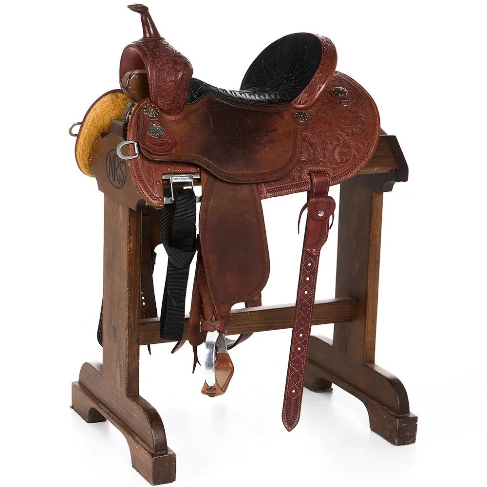 Martin Saddlery Used 14in FX3 Chestnut Barrel Saddle