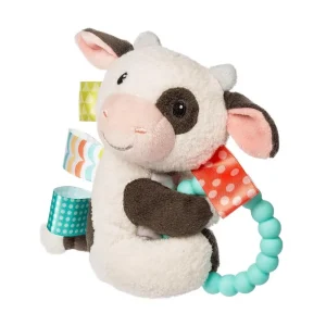 Mary Meyer Corporation Taggies Buttercup Cow Teether Rattle