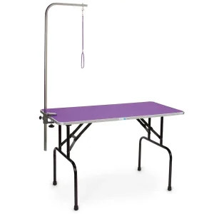 Master Equipment Dog Grooming Table w/48In Arm 48x24In Purple