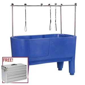 Master Equipment PolyPro Dog Grooming Tub Blue