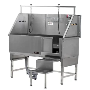 Master Equipment Pro Deluxe II Stainless Steel Dog Grooming Tub Right Door