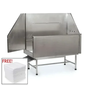 Master Equipment Superior SS Evolve Dog Grooming Tub 48In Right Plumb