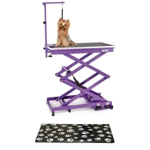 Master Equipment X-Tend Electric Dog Grooming Table Purple