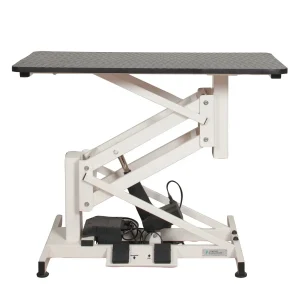 Master Equipment Z-Lift II Electric Dog Grooming Table 42x24In Wht