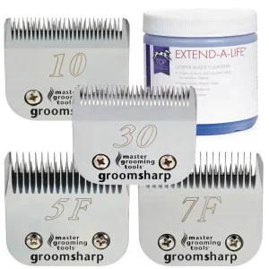 Master Grooming Tools GroomSharp Steel Blades Kit