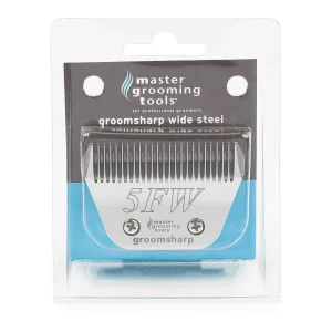 Master Grooming Tools GroomSharp Steel Wide Blades 5FW