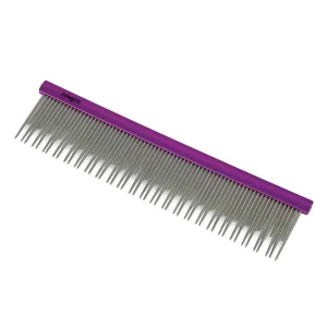 Master Grooming Tools Stainless Steel Short and Long Pin Comb 6.5 inch