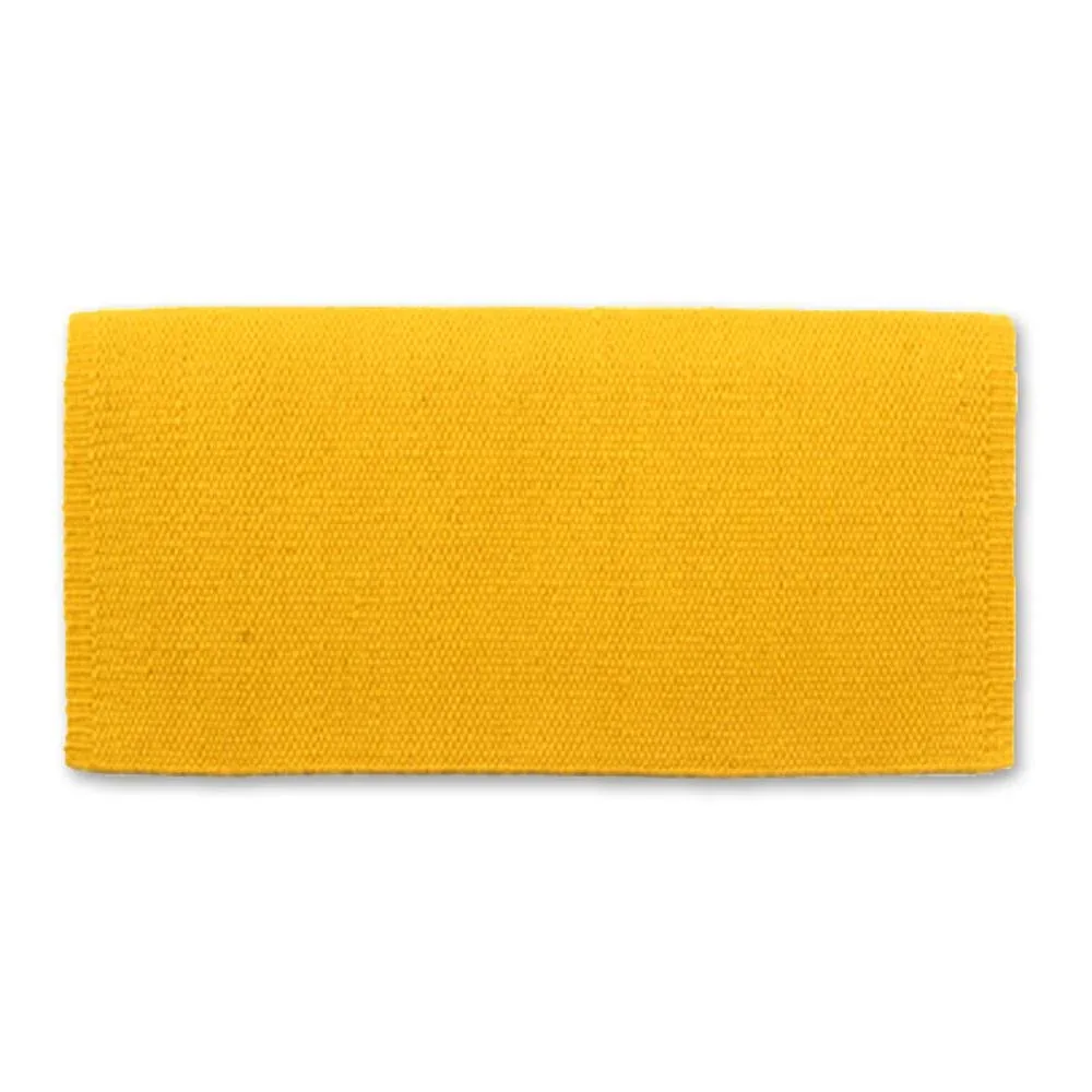 Mayatex 1314-36 San Juan Solid Yellow 36x34 New Zealand Wool Saddle Blanket