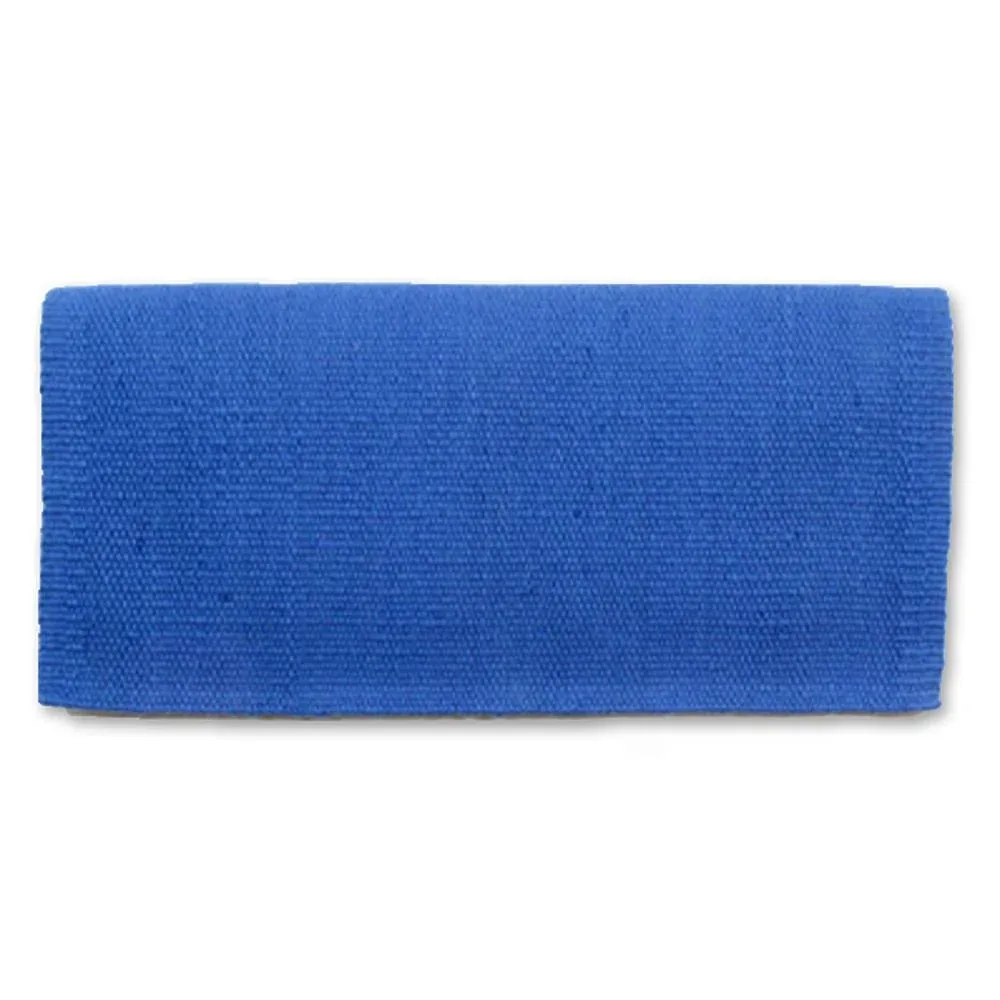 Mayatex 1314-78 San Juan Solid Periwinkle Blue 36x34 New Zealand Wool Saddle Blanket