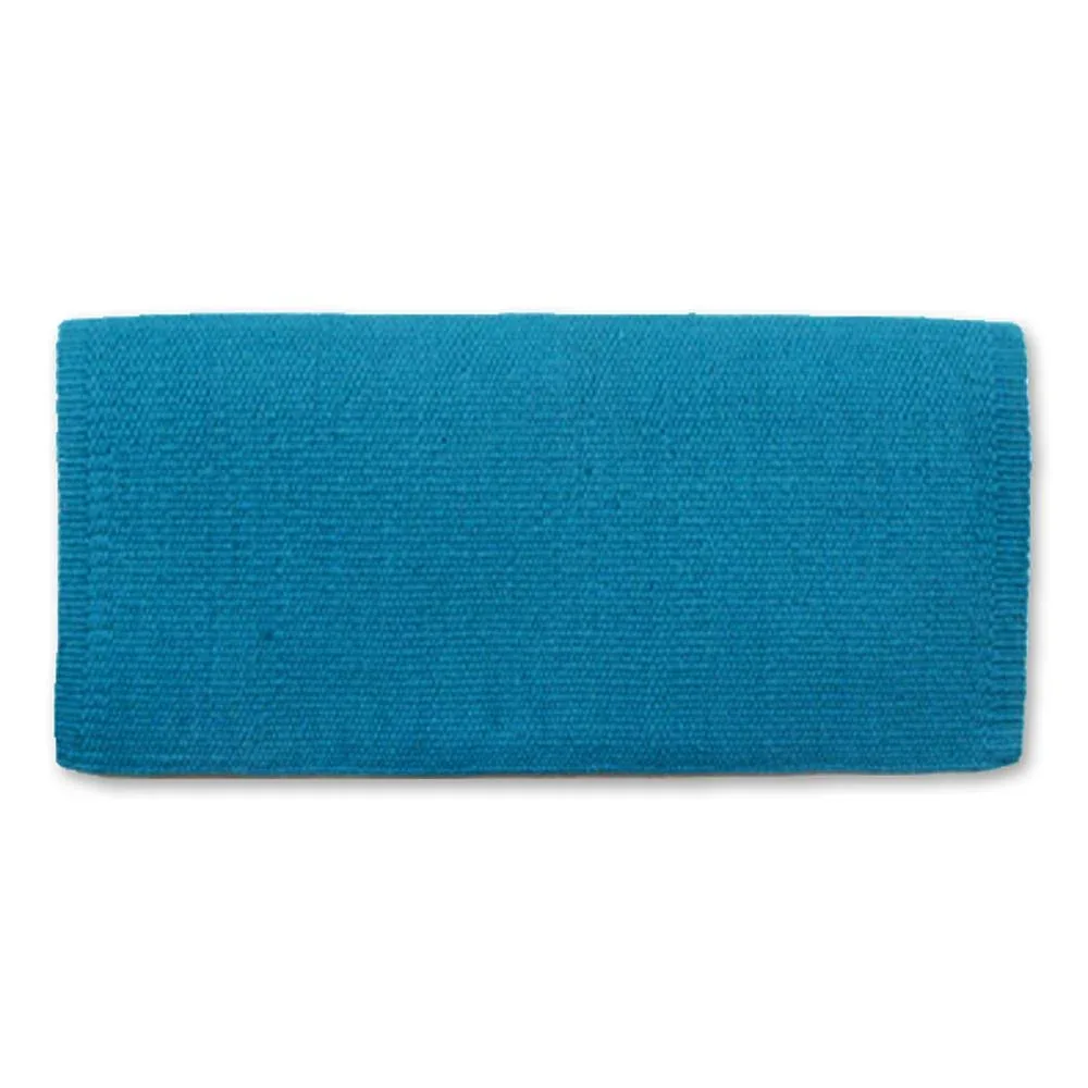 Mayatex 1314-79 San Juan Solid Soft Turquoise 36x34 New Zealand Wool Saddle Blanket