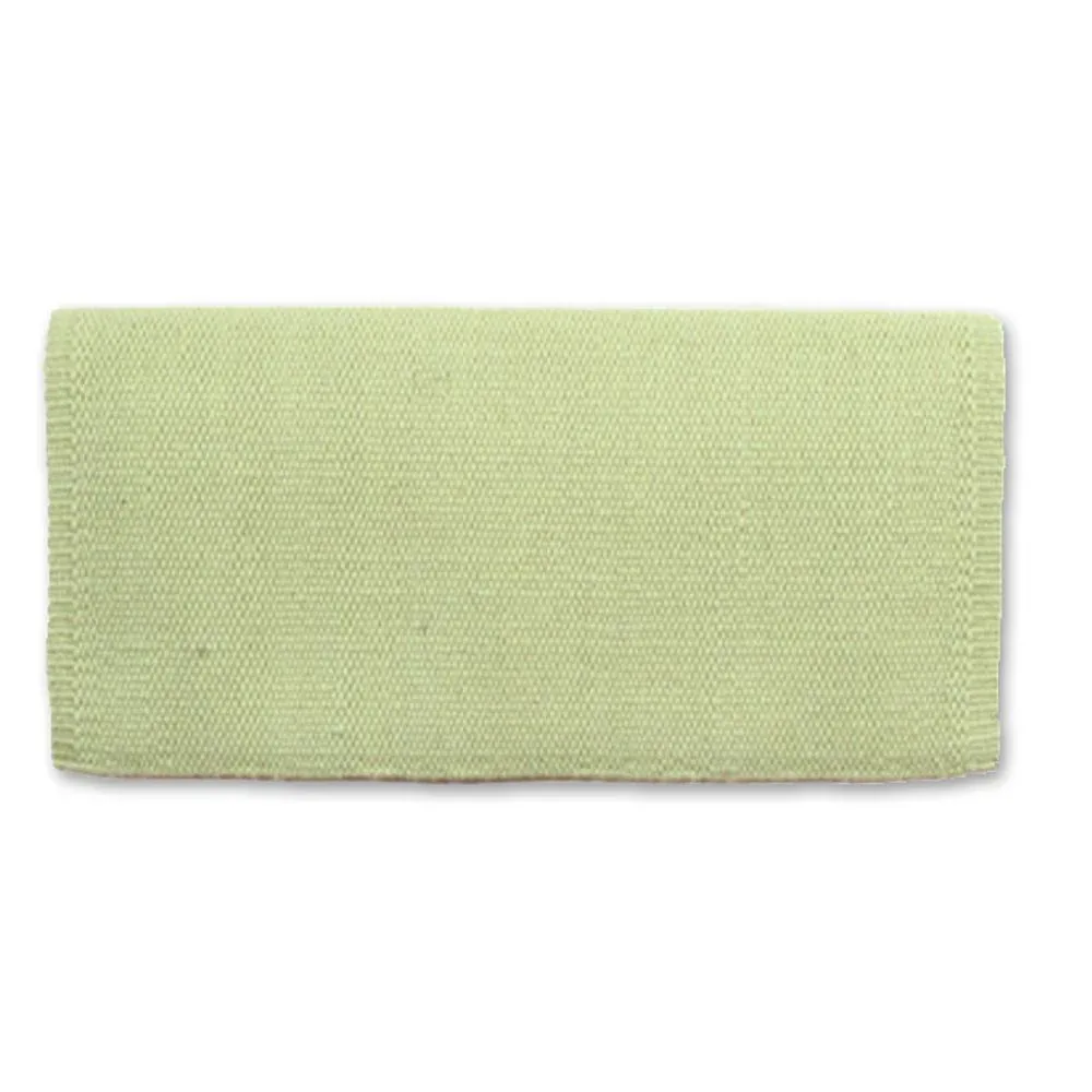 Mayatex 1314-81 San Juan Solid Key Lime Ice 36x34 New Zealand Wool Saddle Blanket