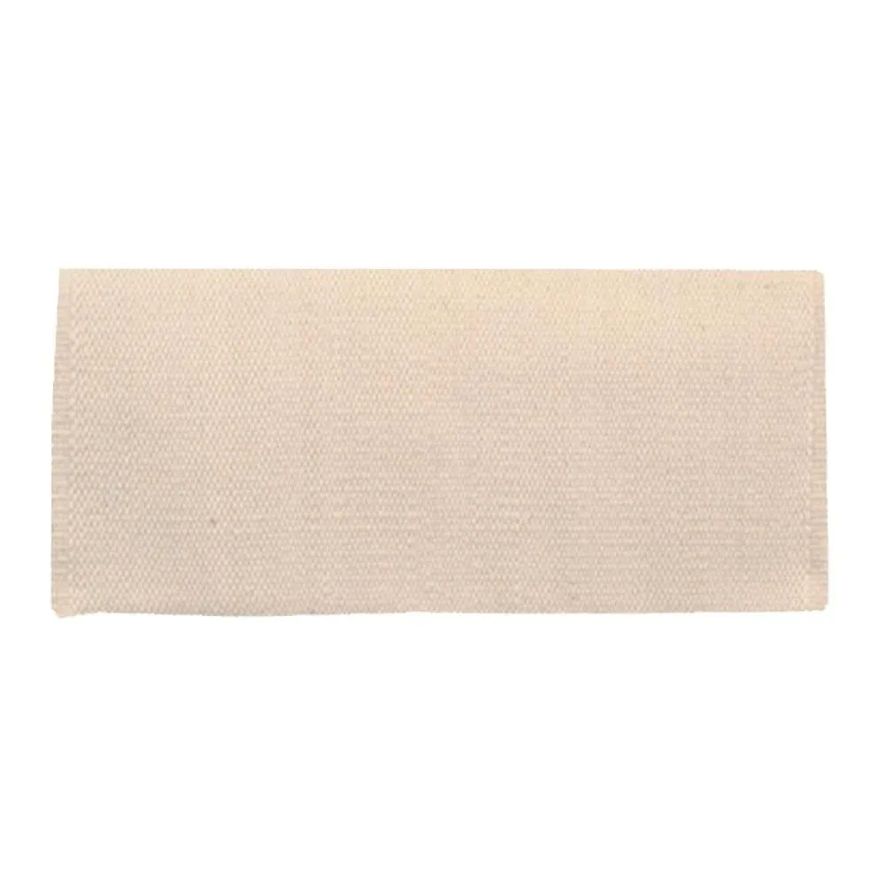 Mayatex 1314 9 San Juan Solid Cream 36x34 New Zealand Wool Saddle Blanket