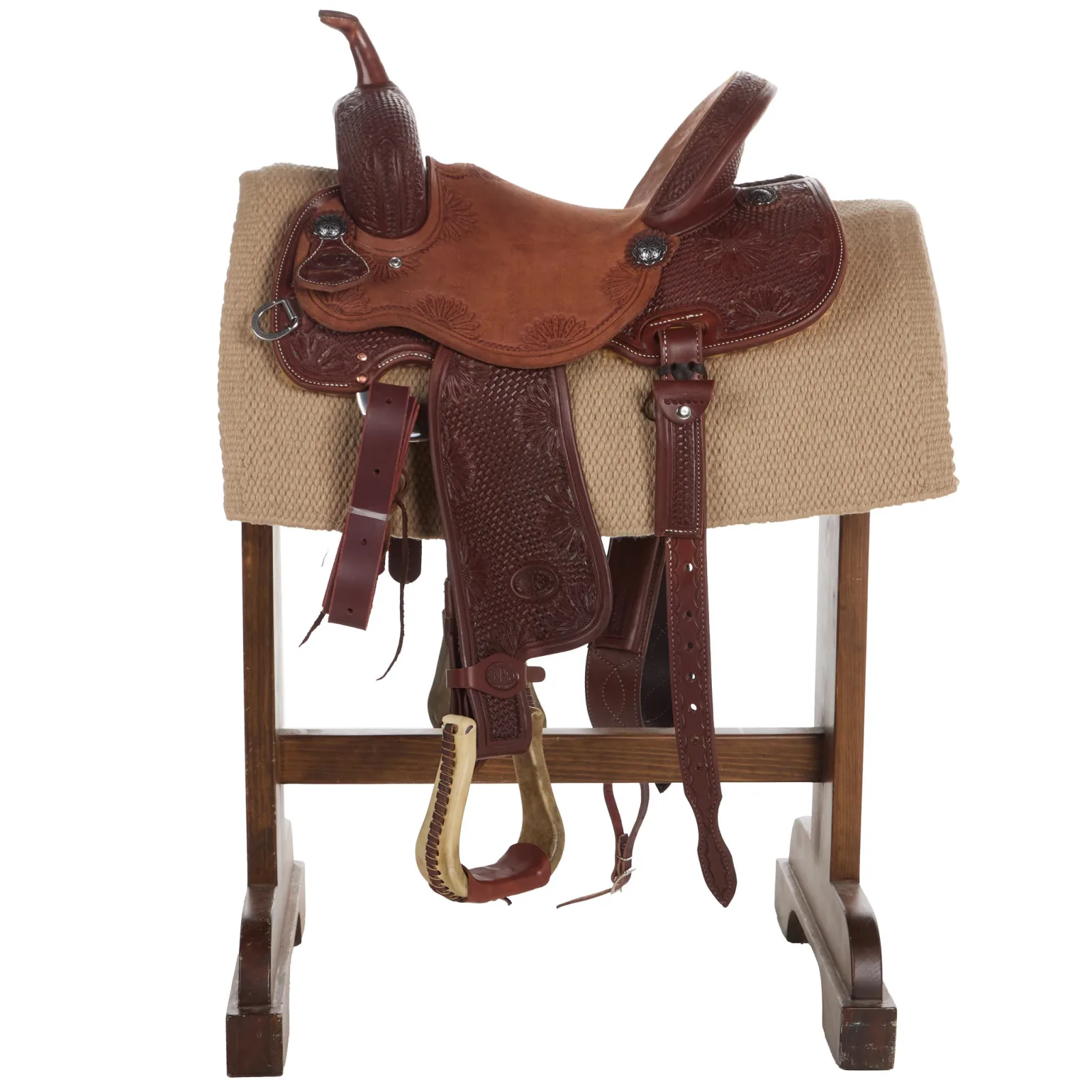 Mayatex 1314A-23 San Juan 34X30 Sand New Zealand Wool Saddle Blanket - Image 2