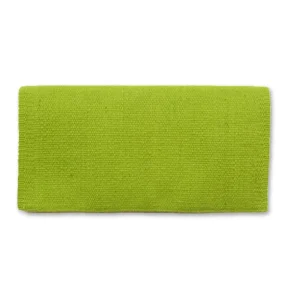 Mayatex 1314C-35 San Juan Solid Lime Green 38x34 New Zealand Wool Saddle Blanket