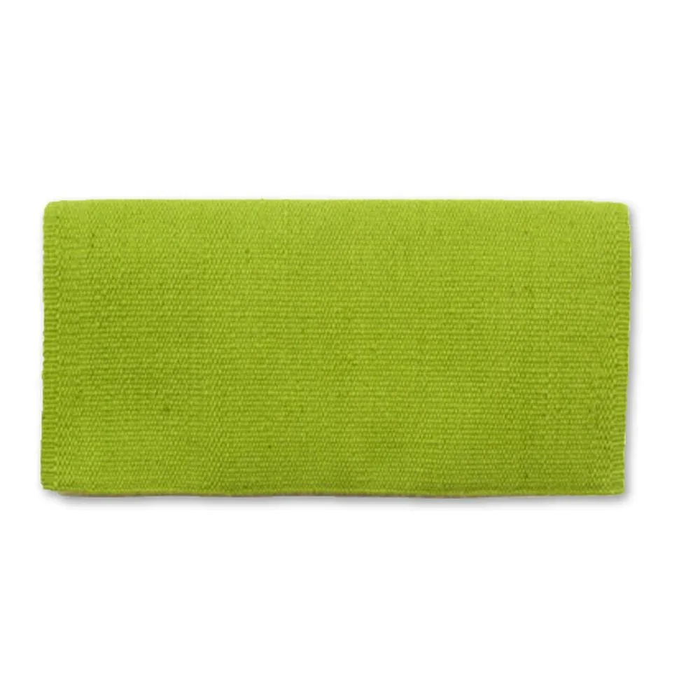 Mayatex 1314C-35 San Juan Solid Lime Green 38x34 New Zealand Wool Saddle Blanket