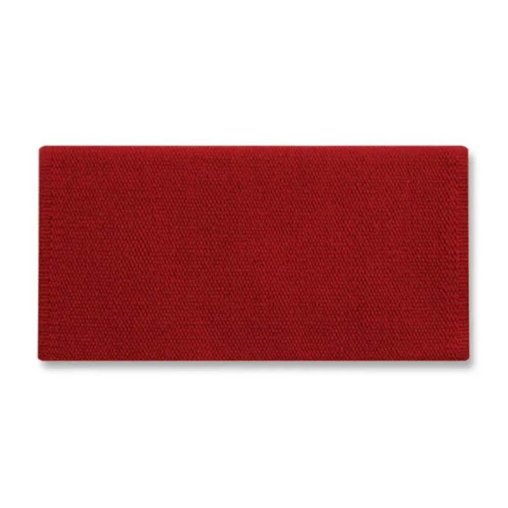 Mayatex 1314C-41 San Juan Solid Red Earth 38x34 New Zealand Wool Saddle Blanket