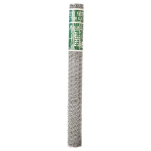 Mazel+Co Mazel 1 x 20 Galvanized Hex Netting - 36in. x 25'