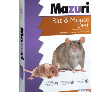 Mazuri Rat & Mouse Diet Small Animal Food - 25 lb Bag