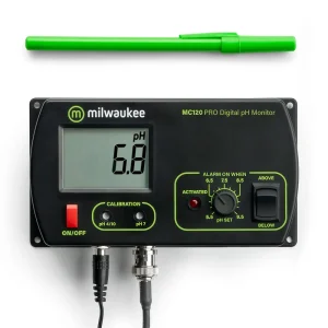 MC120 PH Monitor w/Probe & Mounting Kit - Milwaukee Instruments