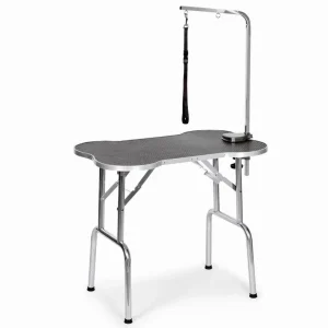 ME Bone Shaped Folding Table, 36 in Black